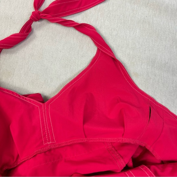 ATHLETA Athletic Pink Padded Chest Go Everywhere Halter Dress Size 0 R - Picture 13 of 13